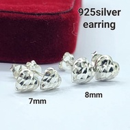 (S060)(1pair 925silver earring Subang telinga Perak 925 925 silver earring