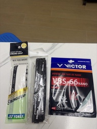 Yonex victor 羽毛球手膠 羽毛球線Vbs66N