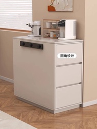 Croissant Island Cabinet Freestanding Cabinet Movable Narrow Island Kitchen Small Cabinet Rock Slab 