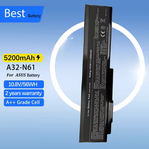 A32-N61 Laptop Battery for ASUS N61 N61J N61D N61V N61VG N61JA N61JV M50s N43S N43JF N43JQ N53 N53S 