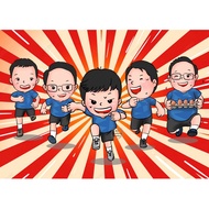 Drawing stories according to your ideas, chibi drawing style, Mia Painting Studio animation