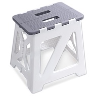 (REJY) Foldable Step Stool12.9" Tall Up to 300 Lb Sturdy Plastic Folding Step Stool Portable Small C