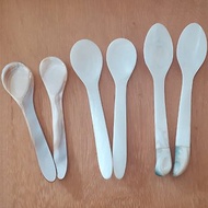 6x Mother-of-Pearl Caviar Spoons | Luxurious Shell Spoons for Caviar, Ice Cream