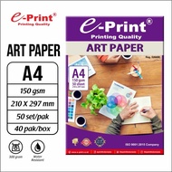 A4 ART PAPER 150gsm e-Print PAPER