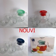 Kimglass Teapot 4 Set Kaca / Teapot Kenzo / Teapot Nouvi