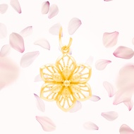 916 Gold Flower Pendant