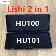 Lishi 2 in 1 Locksmith Tools HU100 HU100(10) cut  HU101 HU66 HU83 HU87  HU92 HU162T(8) VAG2015 HU162