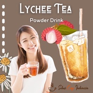 Lychee Tea Drink Powder 500gr Lychee Flavored Tea Solution Cafe Indonesia Powder Drink Surabaya