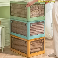 FOLDABLE STORAGE BOX 80L 60X42X33.5CM COSSY+ 9002 WHITE/CLEAR