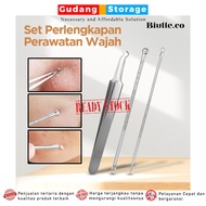 Biutte.co Blackhead Removal Tweezers Blackhead Removal Tool Blackhead Acne Removal Tool 3 PCS - Silv