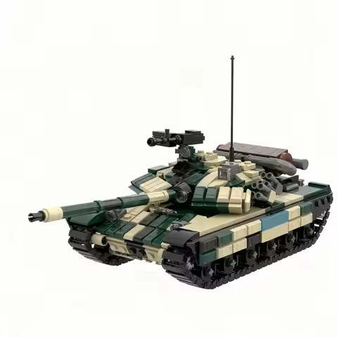 669PCS MOC Military T 64BV Ukrainian Main Battle Tank 1 35 Scale Model DIY Creative Assembly Buildin
