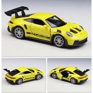Welly 1: 36 Porsche 911 GT3 RS Model Car Porsche 992 Sports Car