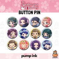 The Apothecary Diaries Button Pin Anime Badge | Maomao Jinshi Loulan Gyokuyou Fengxian | Pump Ink PH