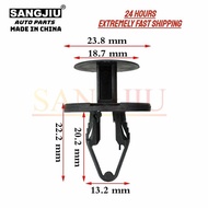 20Pcs Clips Fender Flare Gas Tank Panel Attachment For GM Ford Chevrolet Cobalt HHR GM Pontiac G5 W7