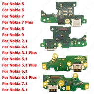 Charge Board For Nokia 8.1 7.1 6.1 X6 5.1 X5 3.1 2.1 9 SuperView 8 7 Plus 6 5 Charging Port Plate Ri