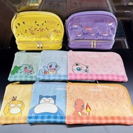 寵物小精靈 比卡超 收納袋 化妝包 雜物袋 bag 文具控 筆袋 pokemon pikachu 傻鴨 耿鬼 卡比獸 小火龍 車厘龜 奇異種子 公仔