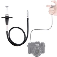 JJC 40cm Black Mechanical Cable Shutter Threaded Release with Bulb-Lock for Fujifilm X10 X20 X30 X10