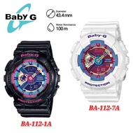 Casio Baby-G BA-112-1A / BA-112-7A Analog Digital Sporty Design Resin Band Watch - BA-112