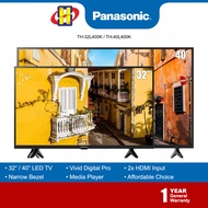 PANASONIC LED TV (32"/40") Vivid Digital Pro Media Player Narrow Bezel LED Basic TV TH-32L400K / TH-40L400K