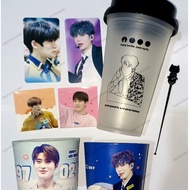 Readystock reusable cup tumbler Jaehyun NCT 127 photocard pc sticker sticker cupholder ch glass drin