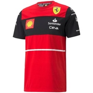 F1 Áo sơ mi 2024 SCUDERIA FERRARI đội Charles Leclerc Áo Thun đội Polo