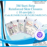 3M Steri Strip Reinforced Skin Closures, 10 env/pkt (Code:R1540/R1541/R1542/R1546/R1547)