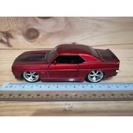 Jada Toy 1969 Chevy Camaro SS Red Metal Diecast Model