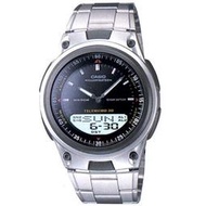 CASIO手錶 經緯度鐘錶 十年電池 記憶電話 貪睡鬧鈴雙顯錶 保證正品 公司貨AW-80D