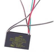 SaiDian 1Pcs CBB61 Capacitor 5 Wire 4uF+4uF+2.5uF Start Run Ceiling Fan 250V/300VAC 50/60Hz