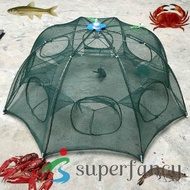 ﹍✒&lt;6 holes&gt; Bubu Udang dan Ketam Automatik Automatic Shrimp &amp; Crab Net Trap