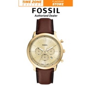 [Official Warranty] Fossil FS6113 Series Neutra Chronograph Brown Leather Men Watch