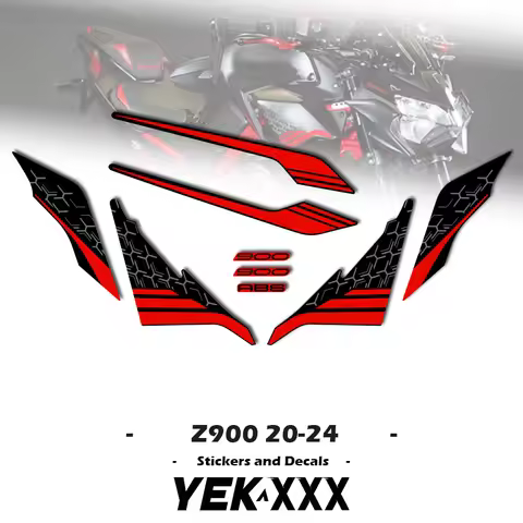 Motorcycle Accessories Fairing Decal Full Vehicle Kit Waterproof Sticker Z900 For Kawasaki Z900 Ninj