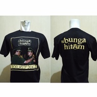 kaos band punk "si bunga hitam"