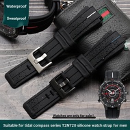 Jinyu Adapt to Tianmeishi Trendy Compass T2N720/721/739/TW2T76300 Men's Silicone Strap