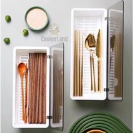 Cutlery Storage Box With Cover/Dust Proof Chopsticks Cutlery Organizer/Storage Fridge Container筷子盒