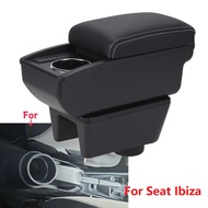 For Seat Ibiza Armrest Box For Seat Ibiza 6j Ibiza 6L Car Armrest Auto Storage Box Retrofit parts In