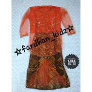 Gothic kebaya clothes for preschool-kindergarten-elementary school children