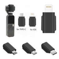 LAPBR TYPE-C การ์ดเชื่อมต่อโทรศัพท์กล้องพกพา ไมโครยูเอสบี IOS และ iOS DJI OSMO Pocket ADAPTER แบบพกพาได้ ขั้วต่อข้อมูล อะแดปเตอร์ข้อมูลโทรศัพท์ DJI สำหรับ DJI OSMO POCKET