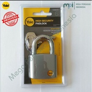 2 Padlock Boron Shackle Y120 50mm Yale Silver Series Outdoor With KA