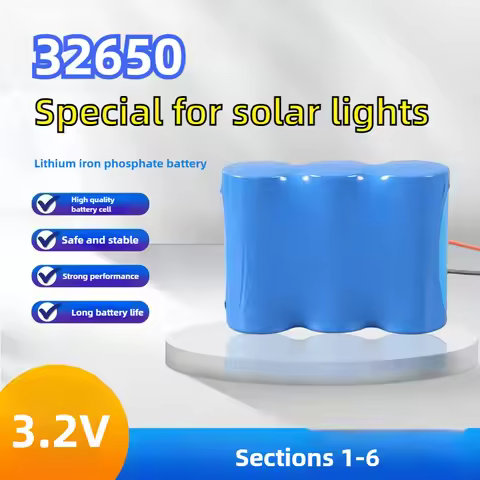 Original 32650 Battery Pack 3.2V LiFePO4 Battery Lithium Iron Phosphate Cell for Outdoor Solar Stree