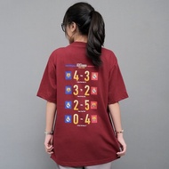 Fanatica Sport - Barca T-Shirt, King El Classico LaLiga Score - Football T-Shirt - Cotton Combed 24s