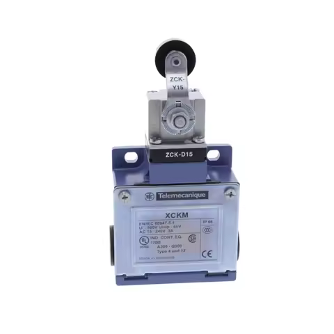 XCKM115H29 XCKM115H29C = ZCKM1H29C + ZCKD15C Limit switches XC Standard, XCKM, thermoplastic roller 