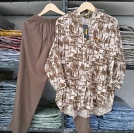 COD | SETELAN WANITA RAYON COMBINASI | BAJU ONESET TERBARU MOTIF TERLARIS