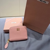 Miumiu 皮革零錢包
