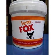 Promo Fox White Glue PVAC 10 KG Fox Glue PVAC 10 Kg Fox White Glue Bucket Discount
