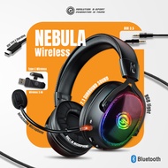 Neolution E-Sport Gaming Headset Nebula Wireless หูฟังเกมมิ่ง หูฟังไร้สาย มีไมโครโฟน มีไฟ RGB  7.1 D