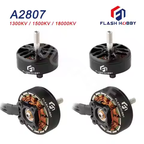 4pcs FLASHHOBBY A2807 2807 6S 1300KV 5S 1500KV 4S 1800KV Brushless Motor for FPV Freestyle 7inch Lon