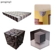gongjing3 Optical Illusion Wall Art – 3D Corner Wall Decal – Impossible Corners Inspired Peel And St