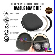Baseus Bowie H1s Compatible Protective EVA Case Portable Travel Storage Bag Pouch & Headband Cover