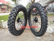 SEPAKET VELG TRAIL KLX150 D tracker 16-19 18-21 PLUS BAN